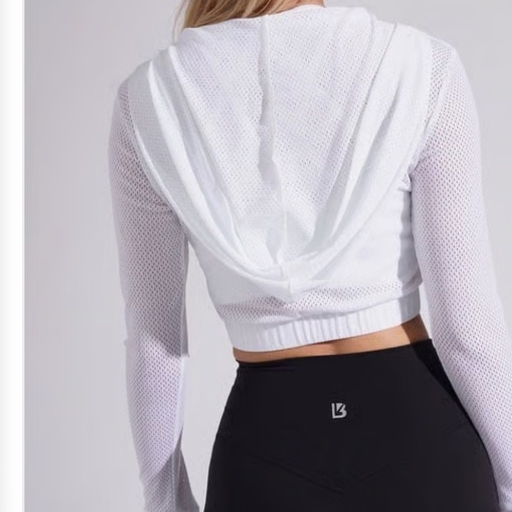 Buffbunny White Spice Mesh Crop Jacket – Size XXL – NWT - Picture 2 of 12